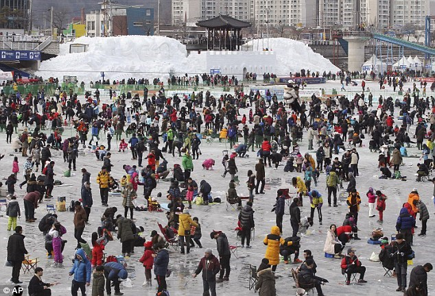 Han quoc cau ca tren bang